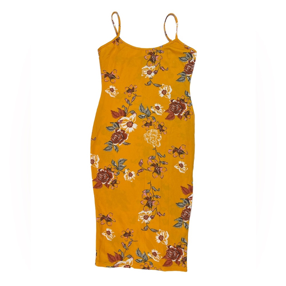 Floral pattern SHEIN dress - body hugging